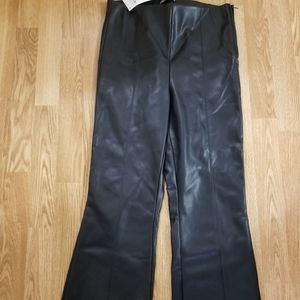 NWT Zara leather pants